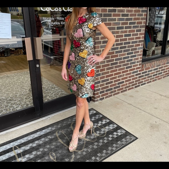 alice and olivia nat sequin dress Sequin Alice And Olivia Heart Dress Alice And Olivia Nat Sequin Dress